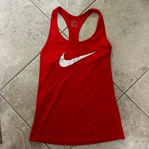 Activewear top. Nike dri-fit. Red size S. Good condition.